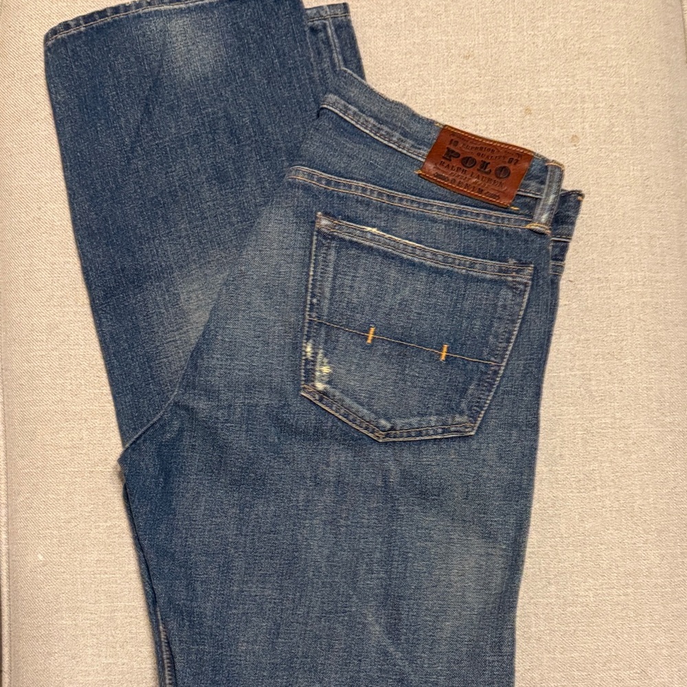 Polo by Ralph Lauren Men's Blue Straight Jeans